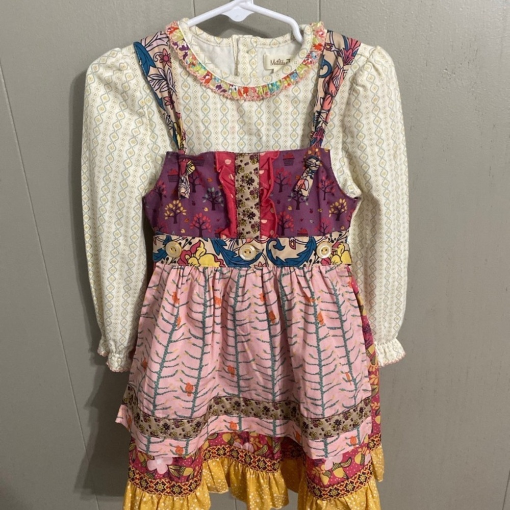 Matilda Jane Kira Knot dress and shirt 2T